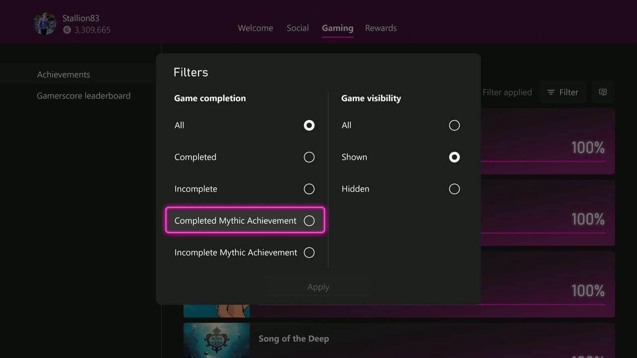 Мифические достижения Xbox